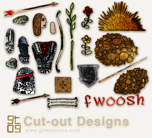 FWOOSH, Archer Cut-Out Design, Giles Timms 2009
